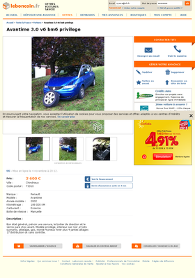 & FireShot Screen Capture #033 - 'Avantime 3_0 v6 bm6 privilege Voitures Savoie - leboncoin_fr' - www_leboncoin_fr_voitures_728043175_htm_ca=12_s.png
