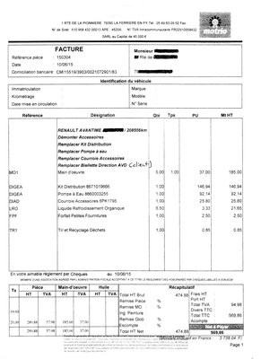 le para à été réalisé, et le fonctionnement du moteur est bien plus vif, qu'avant et moins bruyant !