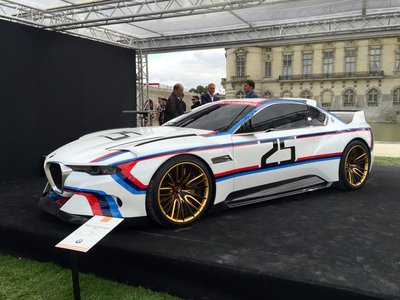 BMW 3.0 CSL Hommage R gagnante du concours d'élégance Concept Cars à Chantilly 2015