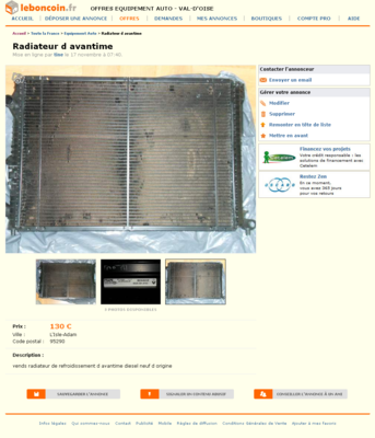 & Radiateur d avantime Equipement Auto Val-d'Oise - leboncoin.fr 2012-11-19 01-37-28.png