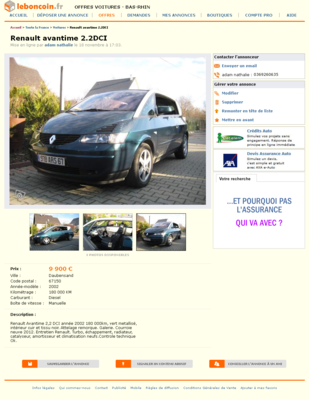& Renault avantime 2.2DCI Voitures Bas-Rhin - leboncoin.fr 2012-11-21 23-42-49.png