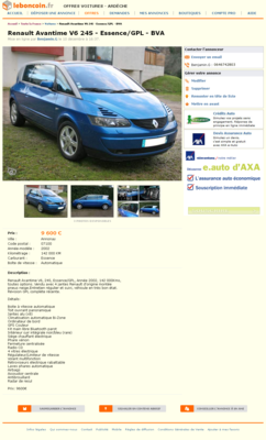 & Renault Avantime V6 24S - Essence-GPL - BVA Voitures Ardèche - leboncoin.fr 2012-12-11 22-17-27.png