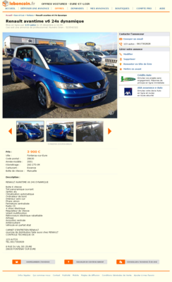 & Renault avantime v6 24s dynamique Voitures Eure-et-Loir - leboncoin.fr 2012-12-20 23-52-24.png