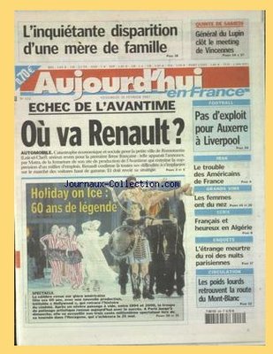 & journal aujourd'hui en france No 532 28 02 2003 .jpg (51.48 Kio) Consulté 4899 fois & journal aujourd'hui en france No 532 28 02 2003