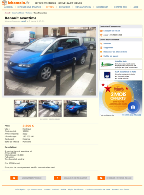 & Renault avantime Voitures Seine-Saint-Denis - leboncoin.fr 2013-01-08 19-56-03.png