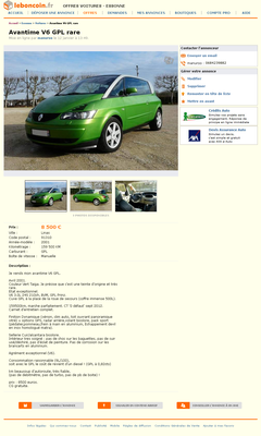 &amp; FireShot Screen Capture #010 - 'Avantime V6 GPL rare Voitures Essonne