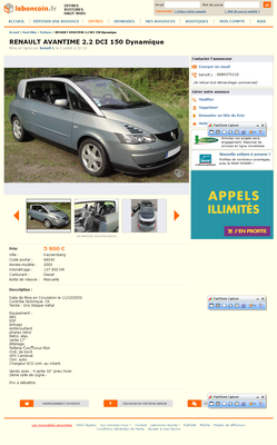 & FireShot Screen Capture #174 - 'RENAULT AVANTIME 2_2 DCI 150 Dynamique Voitures Haut-Rhin - leboncoin_fr' - www_leboncoin_fr_voitures_471353637_htm_ca=1_s.png