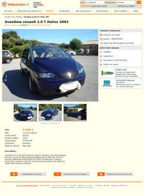 FireShot Screen Capture #201 - 'Avantime renault 2_0 T Helios 2003 Voitures Var - leboncoin_fr' - www_leboncoin_fr_voitures_529413114_htm_ca=21_s.png
