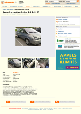 FireShot Screen Capture #202 - 'Renault avantime hélios 2_2 dci 150 Voitures Marne - leboncoin_fr' - www_leboncoin_fr_voitures_534297600_htm_ca=8_s.png