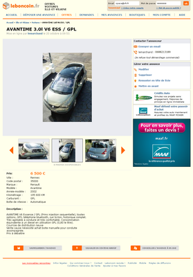 & FireShot Screen Capture #253 - 'AVANTIME 3_0l V6 ESS _ GPL Voitures Ille-et-Vilaine - leboncoin_fr' - www_leboncoin_fr_voitures.png