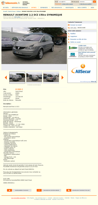 FireShot Screen Capture #262 - 'RENAULT AVANTIME 2_2 DCI 150cv DYNAMIQUE Voitures Rhône - leboncoin_fr' - www_leboncoin_fr_voit.png