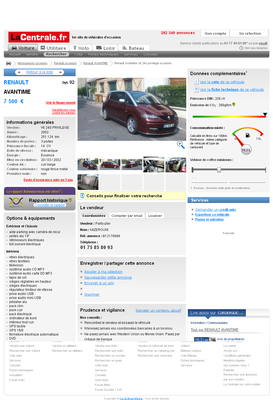 & FireShot Screen Capture #269 - 'AVANTIME V6 24S PRIVILEGE occasion - RENAULT - Boite de vitesse mécanique' - www_lacentrale_fr.png