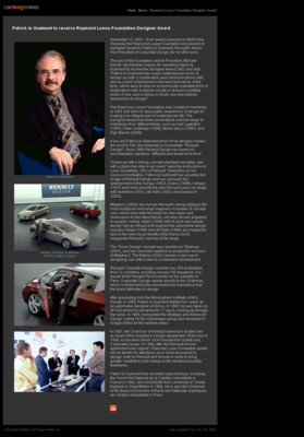& Patrick le Quément to receive Raymond Loewy Foundation Designer Award 2013-01-07 00-59-47.png