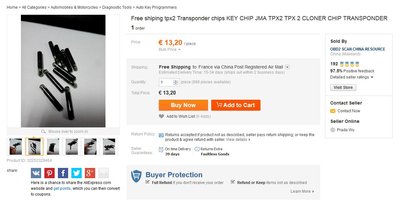 Transpondeur TPX2