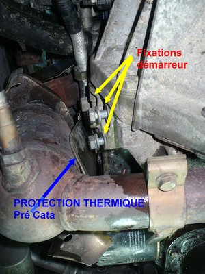 La protection thermique du précata est déjà déplacée