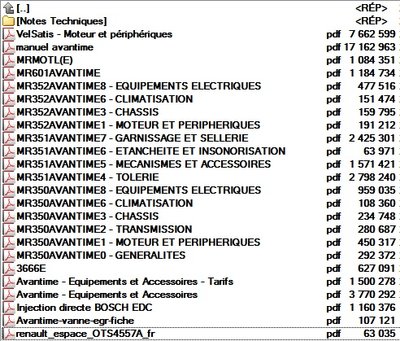 Avantime - Liste PDF.jpg (136.87 Kio) Consulté 11879 fois Les documentations en format PDF