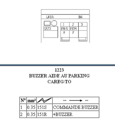 & connecteur 1223 buzzer parking .jpg (26.67 Kio) Consulté 14115 fois Connecteur 1223 buzzer parking